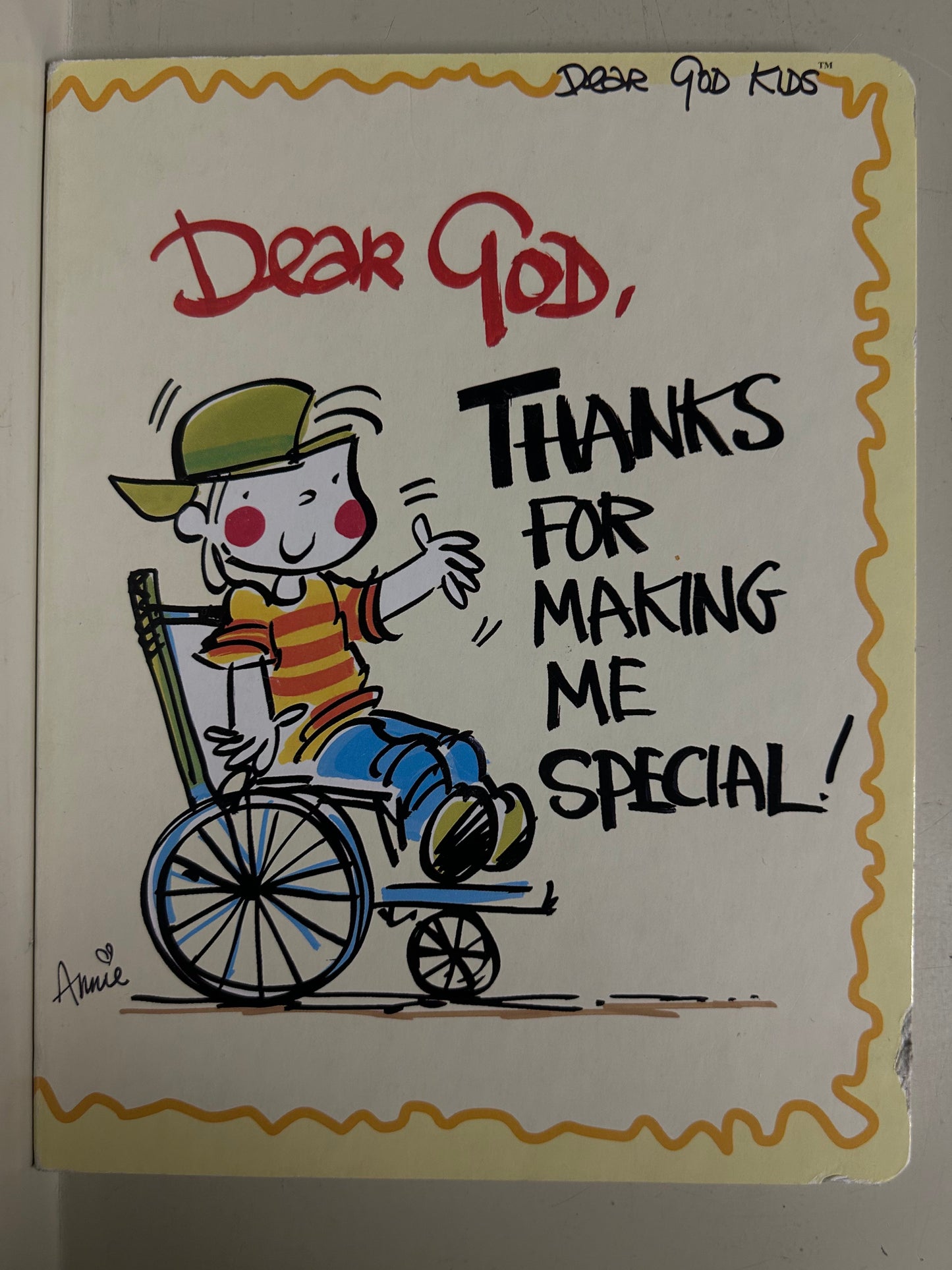 Dear God,Thanks for Making Me Special!