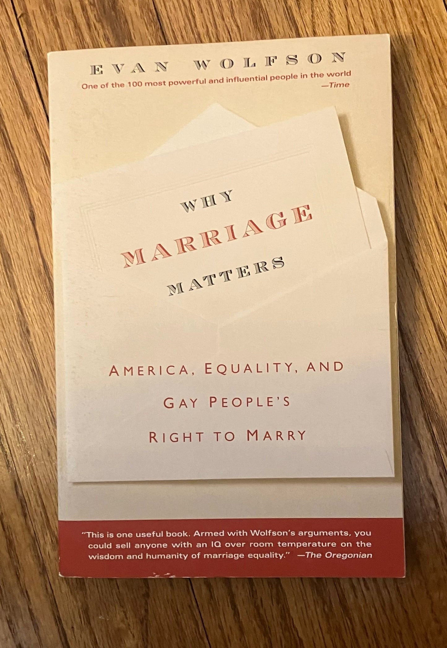 Why Marriage Matters: America, Equality, and Gay People's Right to Marry