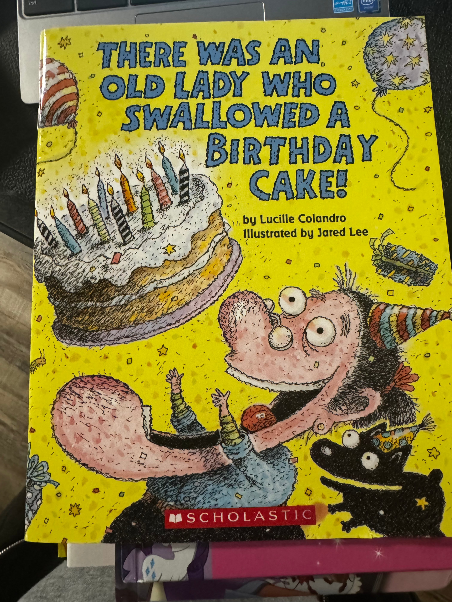 There Was An Old Lady Who Swallowed A Birthday Cake
