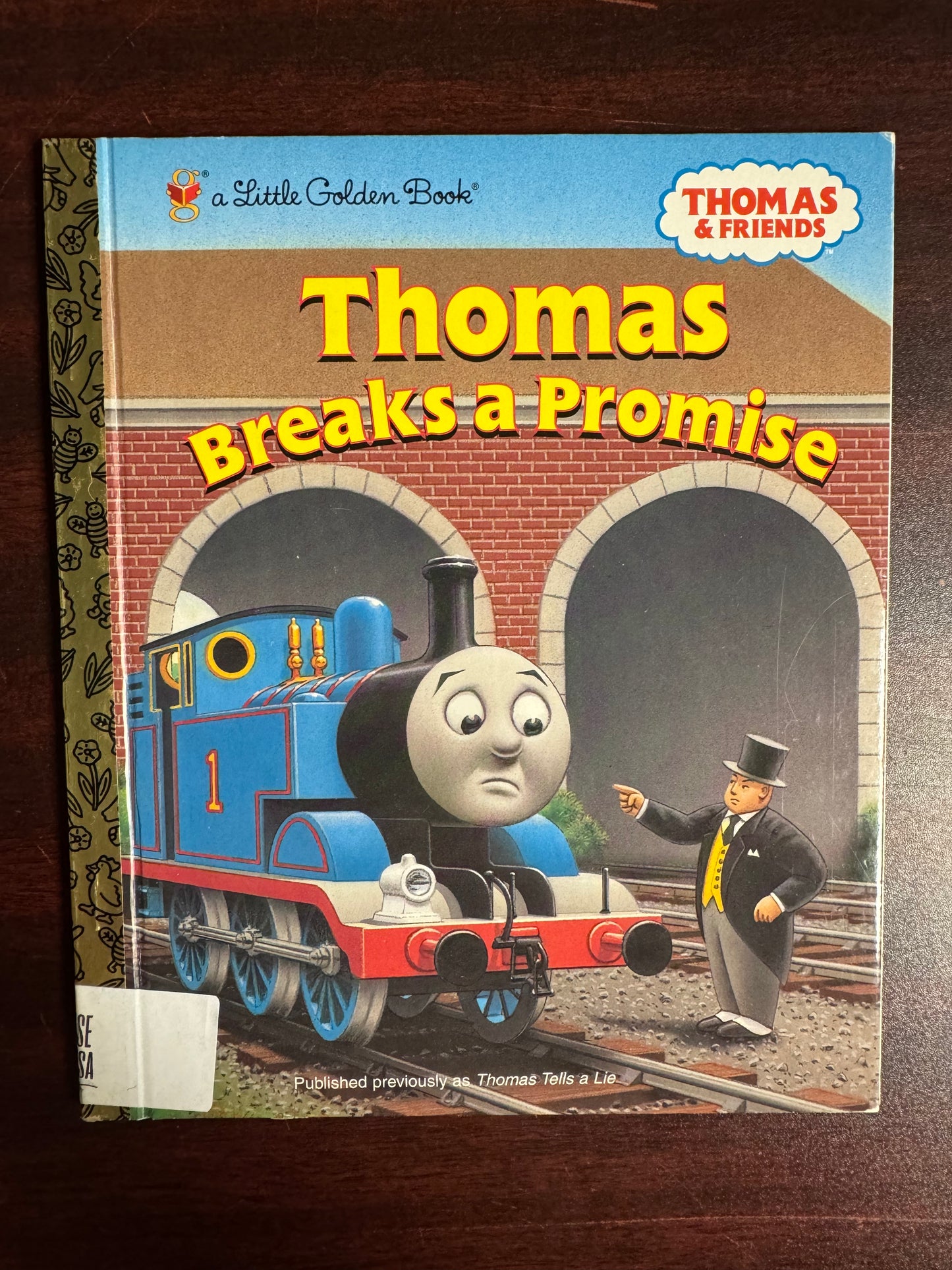 Thomas Breaks a Promise (Thomas & Friends) (Little Golden Book)