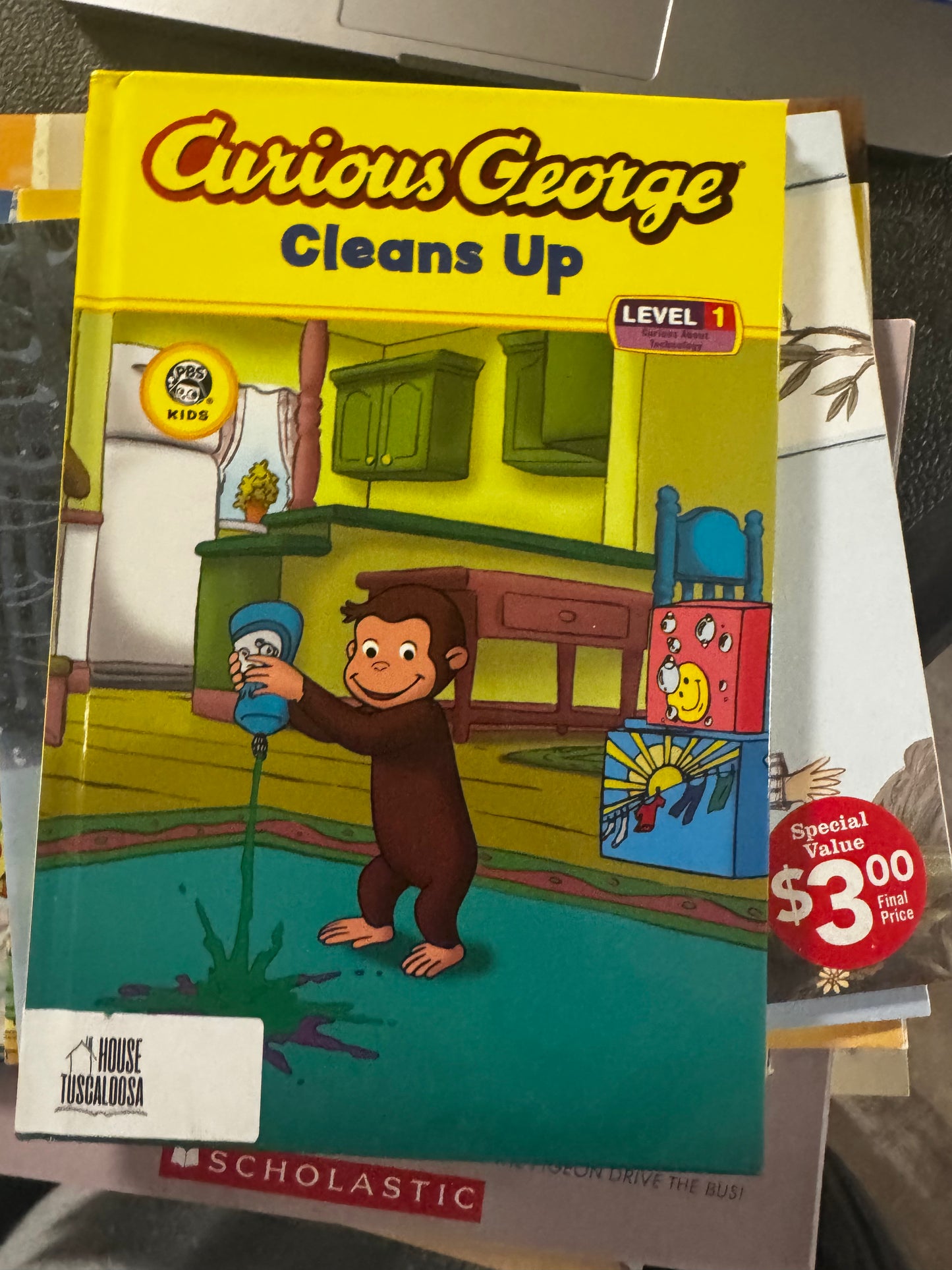 Curious George Cleans Up