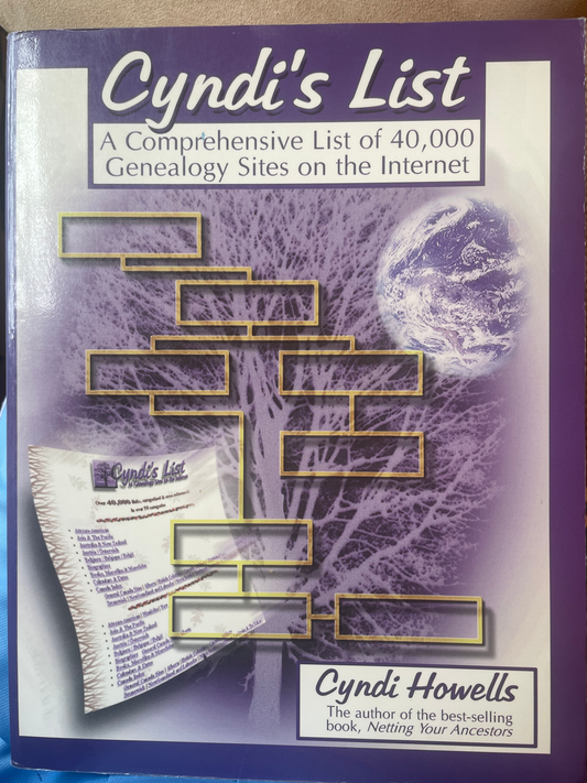 Cyndi's List a Comprehensive List of 40,000 Genealogy Sites on             the Internet: A Comprehensive List of 40,000 Genealogy Sites on the Internet