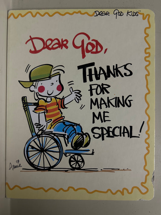 Dear God,Thanks for Making Me Special!
