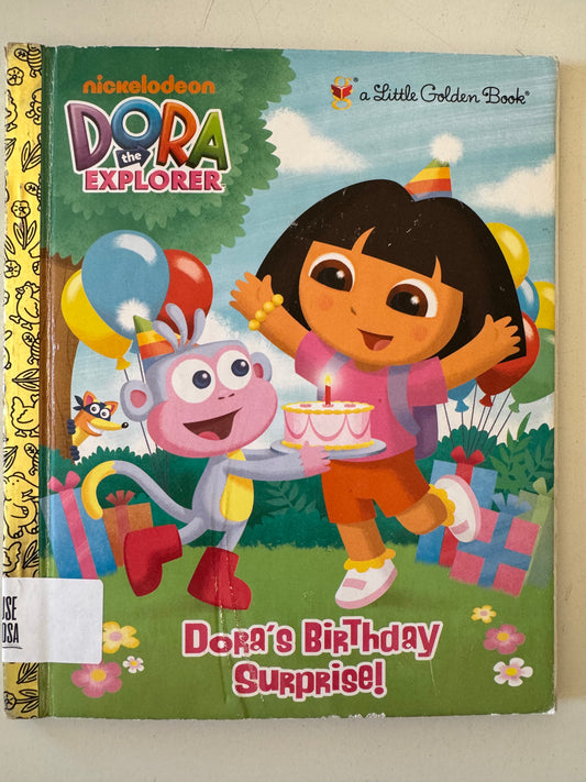 Dora's Birthday Surprise! (Dora the Explorer) (Little Golden Book)