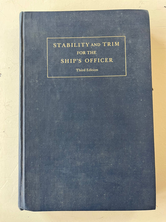 Stability and Trim for the Ship's Officer