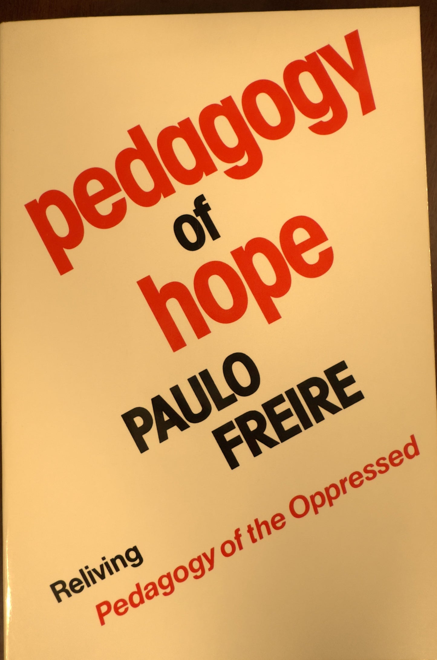 Pedagogy of Hope