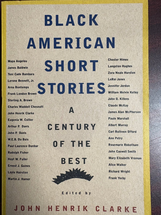 Black American Short Stories: A Century of the Best
