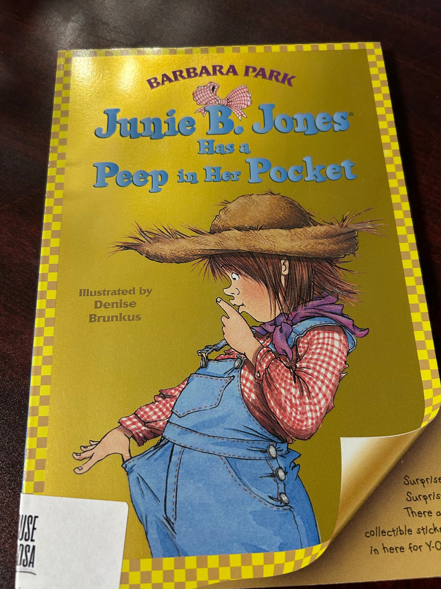 Junie B. Jones Has a Peep in Her Pocket
