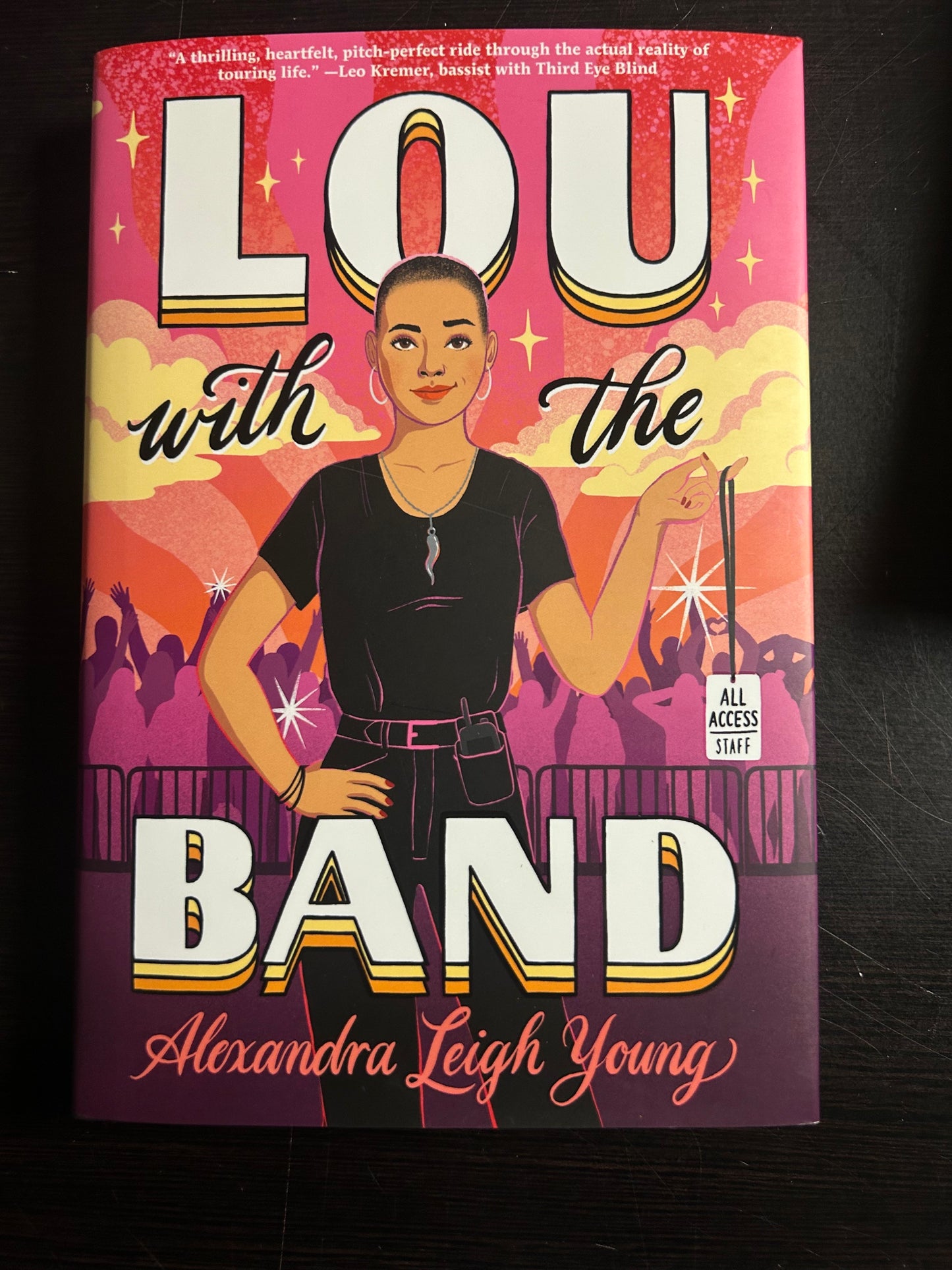 Lou with the Band