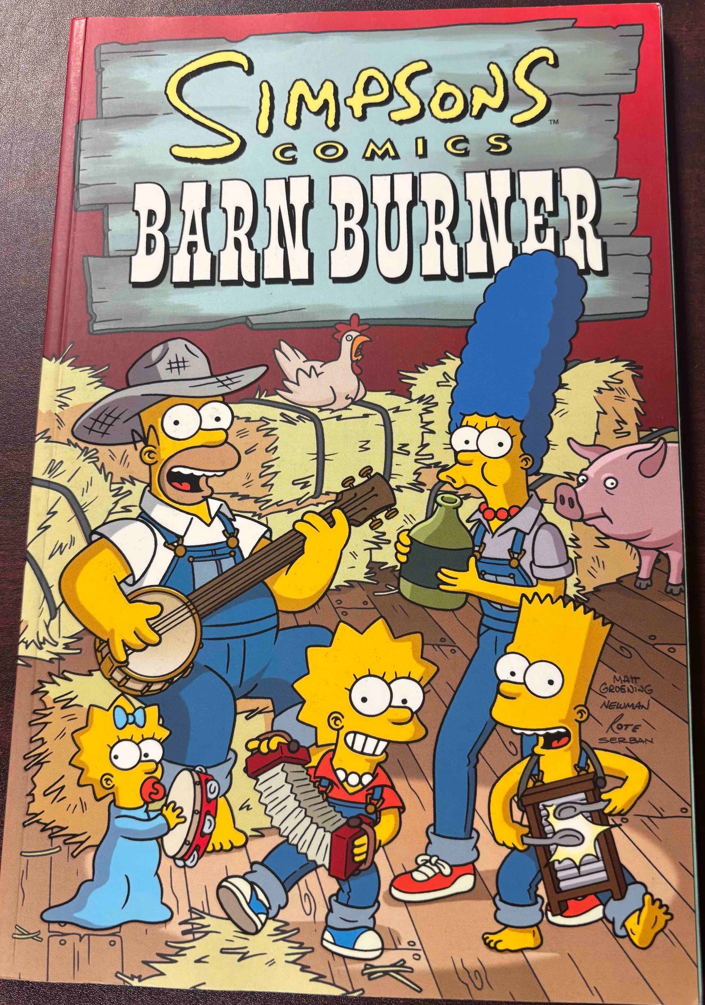 Simpsons Comics Barn Burner